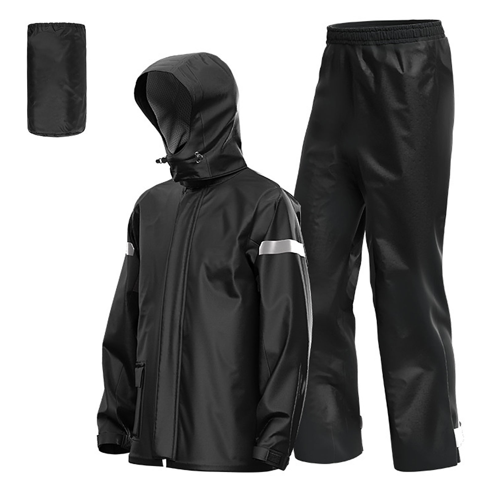 Motorcycle Gear Full Set - Мужской мотоциклетный дождевик: светоотражающая водонепроницаемая куртка