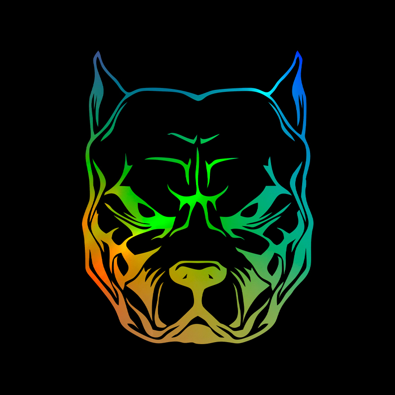 Motorcycle Gear Dogs - Светоотражающие автомобильные наклейки для мотоцикла, с