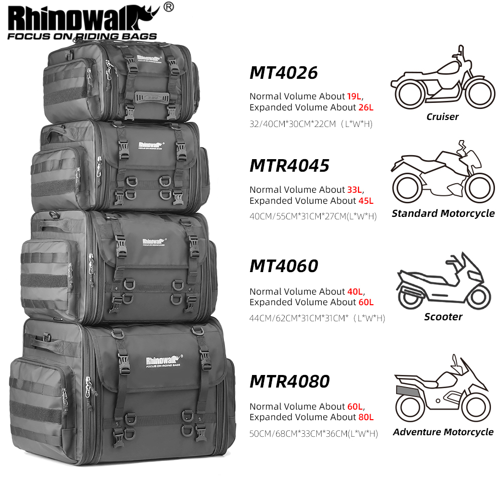 Motorcycle Gear Warehouse - Дорожная сумка для багажа для мотоцикла
