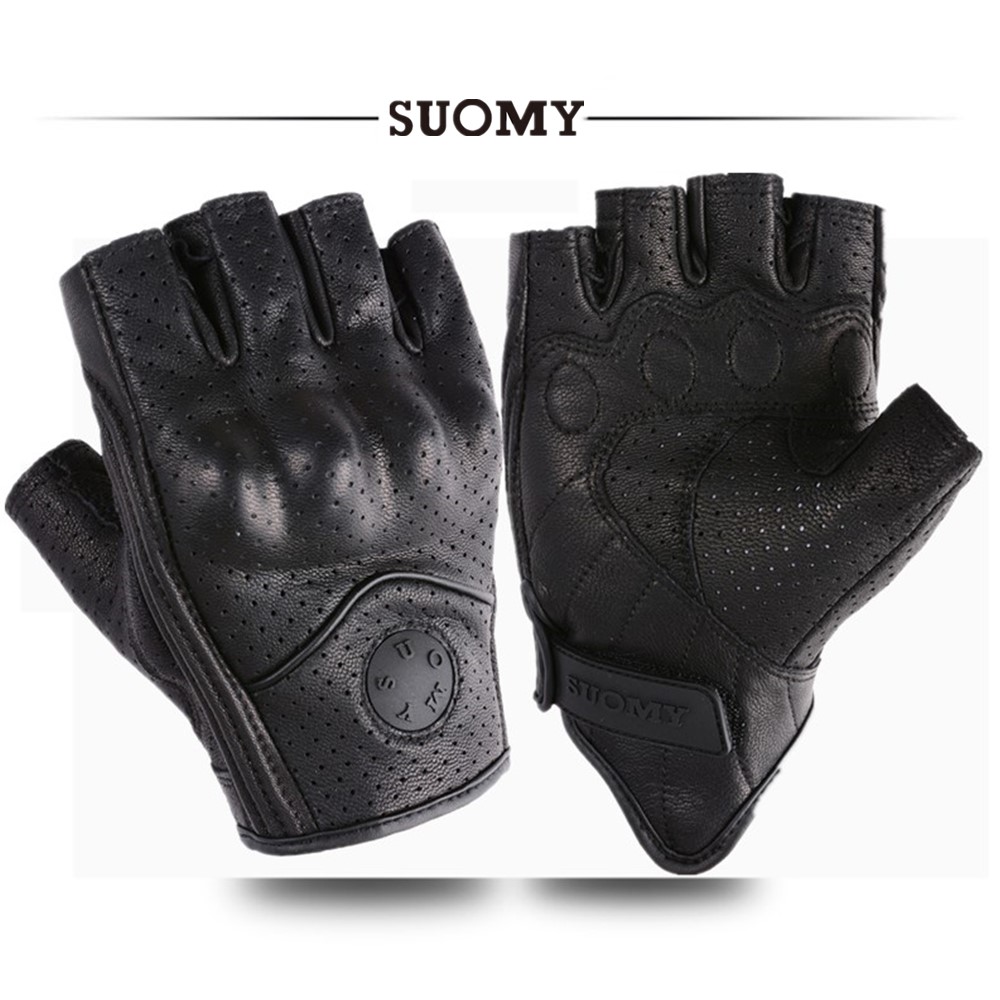 Motorcycle Gear Gloves - Перчатки мотоциклетные без пальцев, кожаные перчатки