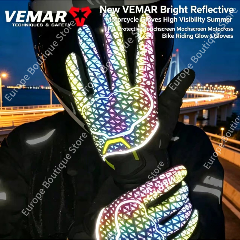 Motorcycle Gear Gloves - Новые летние мотоперчатки VEMAR 2026 с