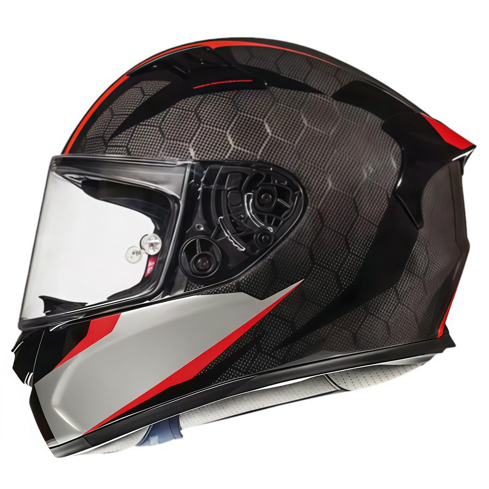 Motorcycle Gear Pattern - Крепление для визора мотоциклетного шлема: прочный
