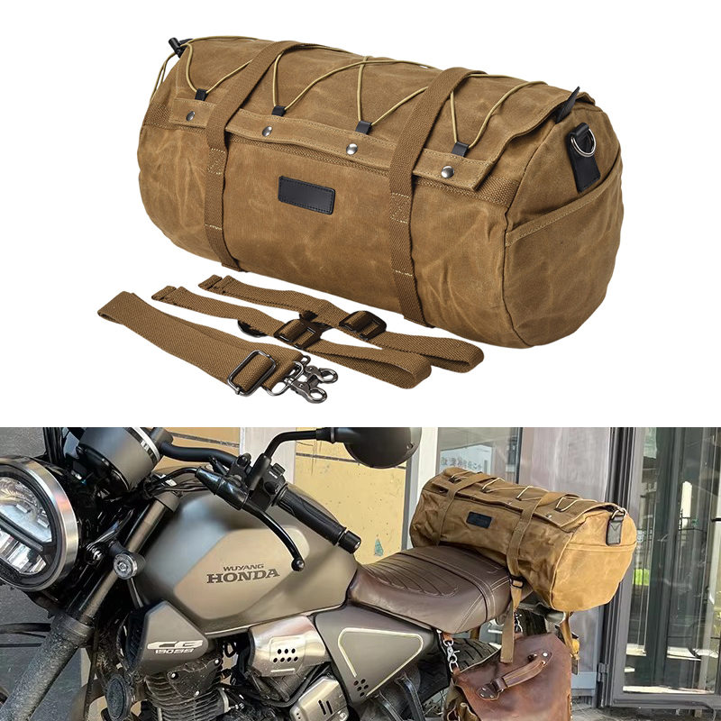 Motorcycle Gear Warehouse - Винтажная мотоциклетная сумка на заднее сиденье,