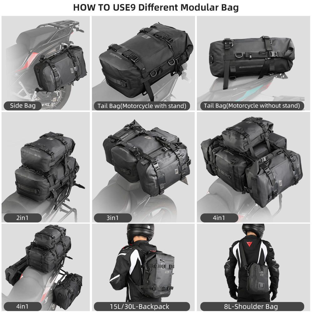Рюкзак для мотоцикла Rhinowalk – обзор и цена Motorcycle Gear Warehouse