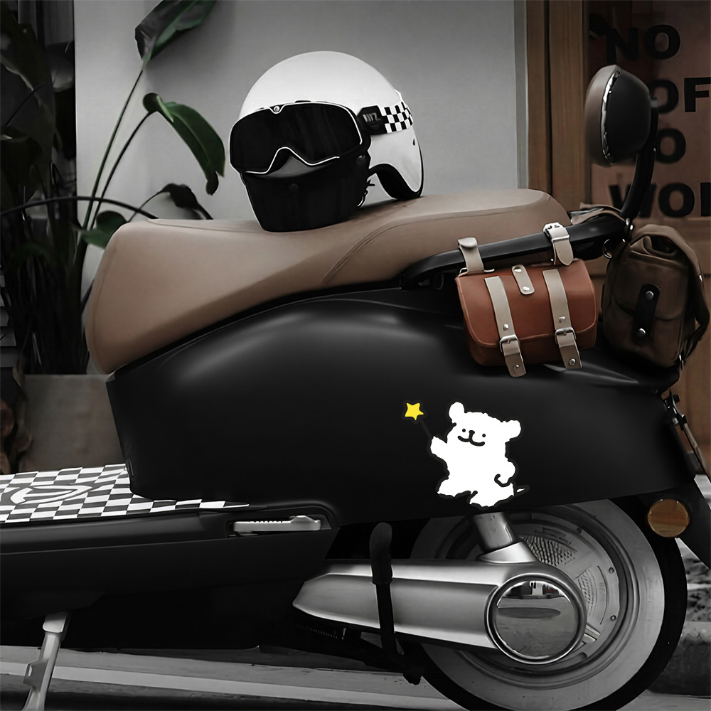 Милые аниме-наклейки с мальтез – обзор и цена Motorcycle Gear Dogs