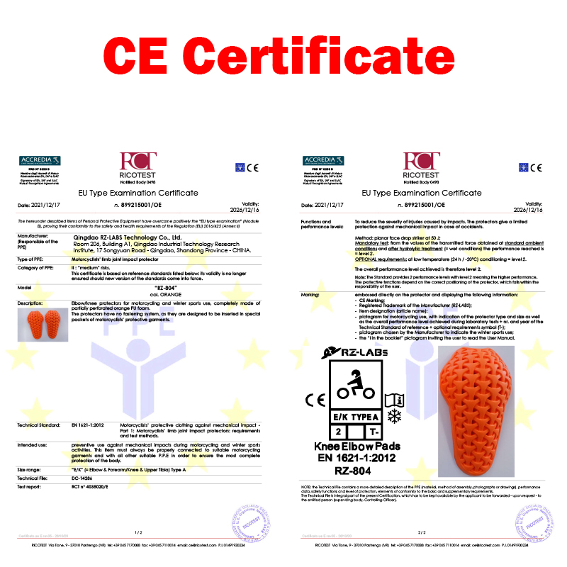 Новые сертифицированные CE уро – обзор и цена Motorcycle Gear Protection Levels
